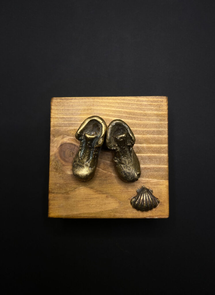 Foto de botas con concha - obra de arte